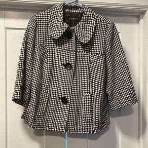 Lane Bryant houndstooth jacket